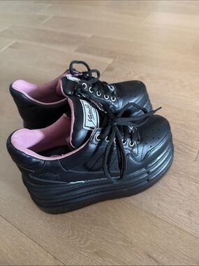 Yosuke Black Women’s Platform Sneakers